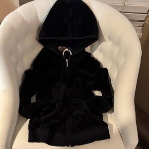 Juicy Couture Black Velour Jacket